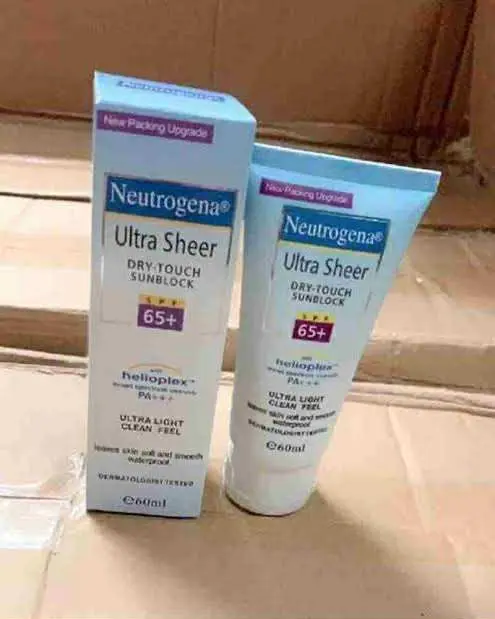 Picture of Neutrogena Ultra Sheer Dry-Touch Sunblock SPF-65+ (India) - 60ml