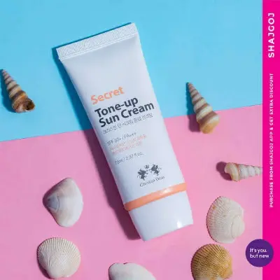 Picture of Christian Dean Secret Tone-Up Sun Cream with SPF50+ - 70ml