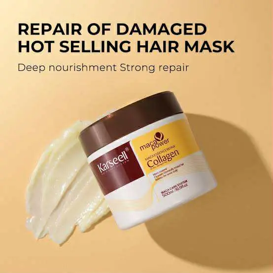 Picture of Karseell Professional Hair Smoothing Collagen Treatment 500ml Organic Argan Oil Hair Mask