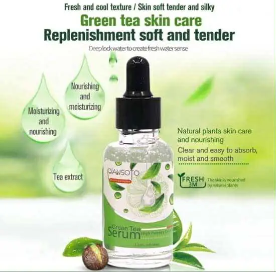 Picture of GREEN TEA SERUM For Prevent skin from the damage of radiation and ultraviolet rays.