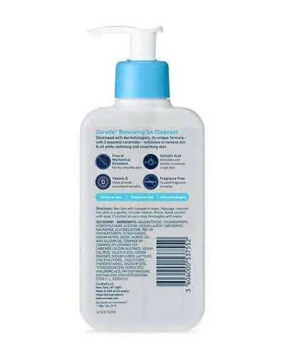 Picture of CeraVe Renewing SA Cleanser 237ml (Made in UK)