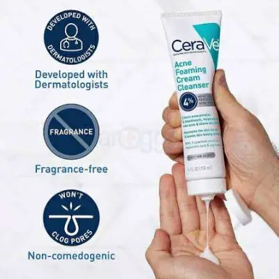 Picture of CeraVe Acne Foaming Cream Cleanser 150ml