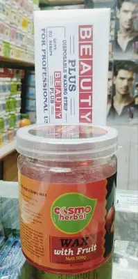 Picture of Cosmo Herbal Waxing Strip 80 pic + fruit Wax 500gm