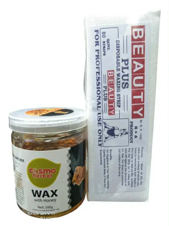 Picture of Cosmo Herbal Waxing Strip 80 pic + Honey Wax 500gm