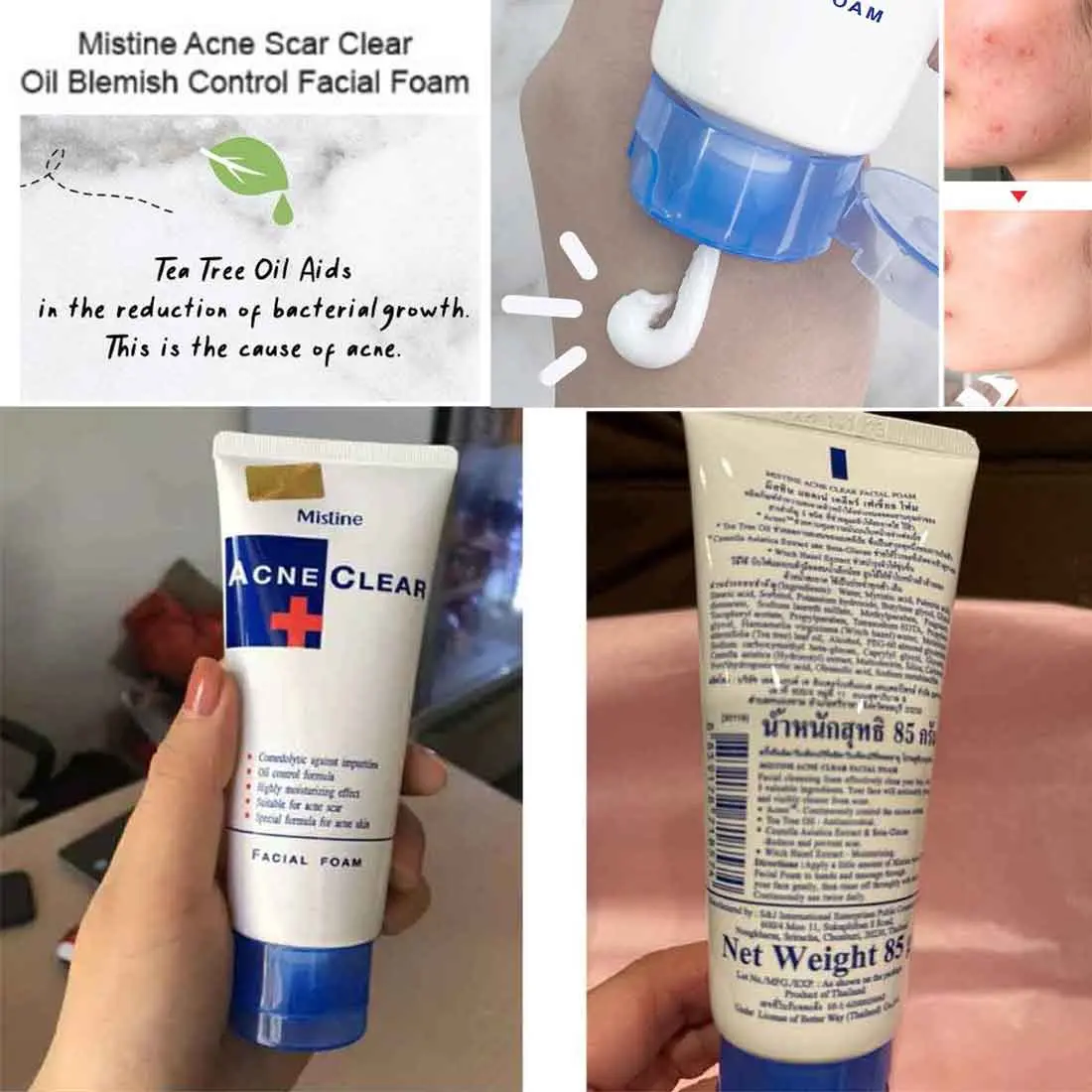 Picture of Mistine Acne Clear Facial Foam 85g