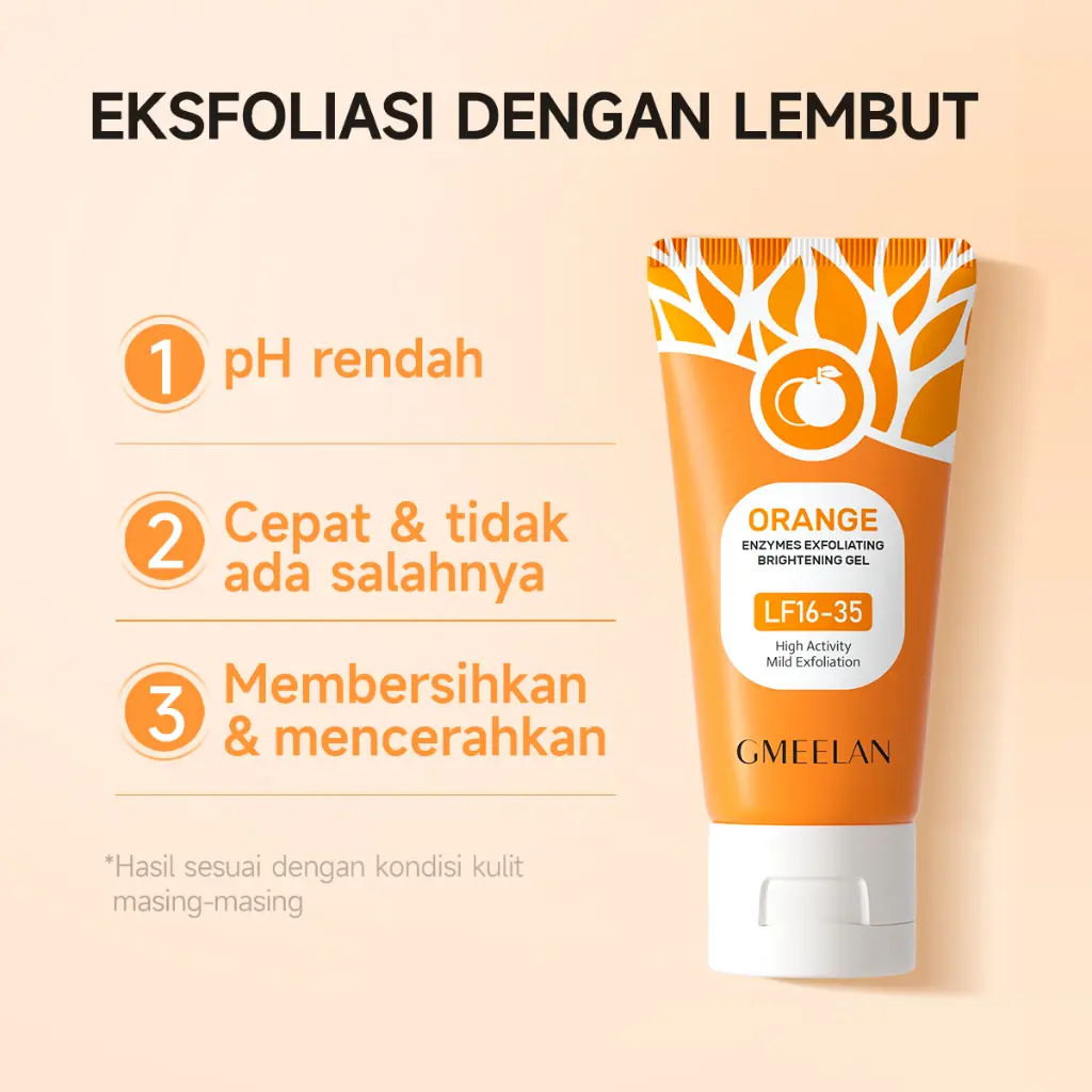 Picture of Orange Exfoliating Whitening Gel Orange Exfoliating Gel Scrub Face Whitening Whitening Lazy Cream For Face