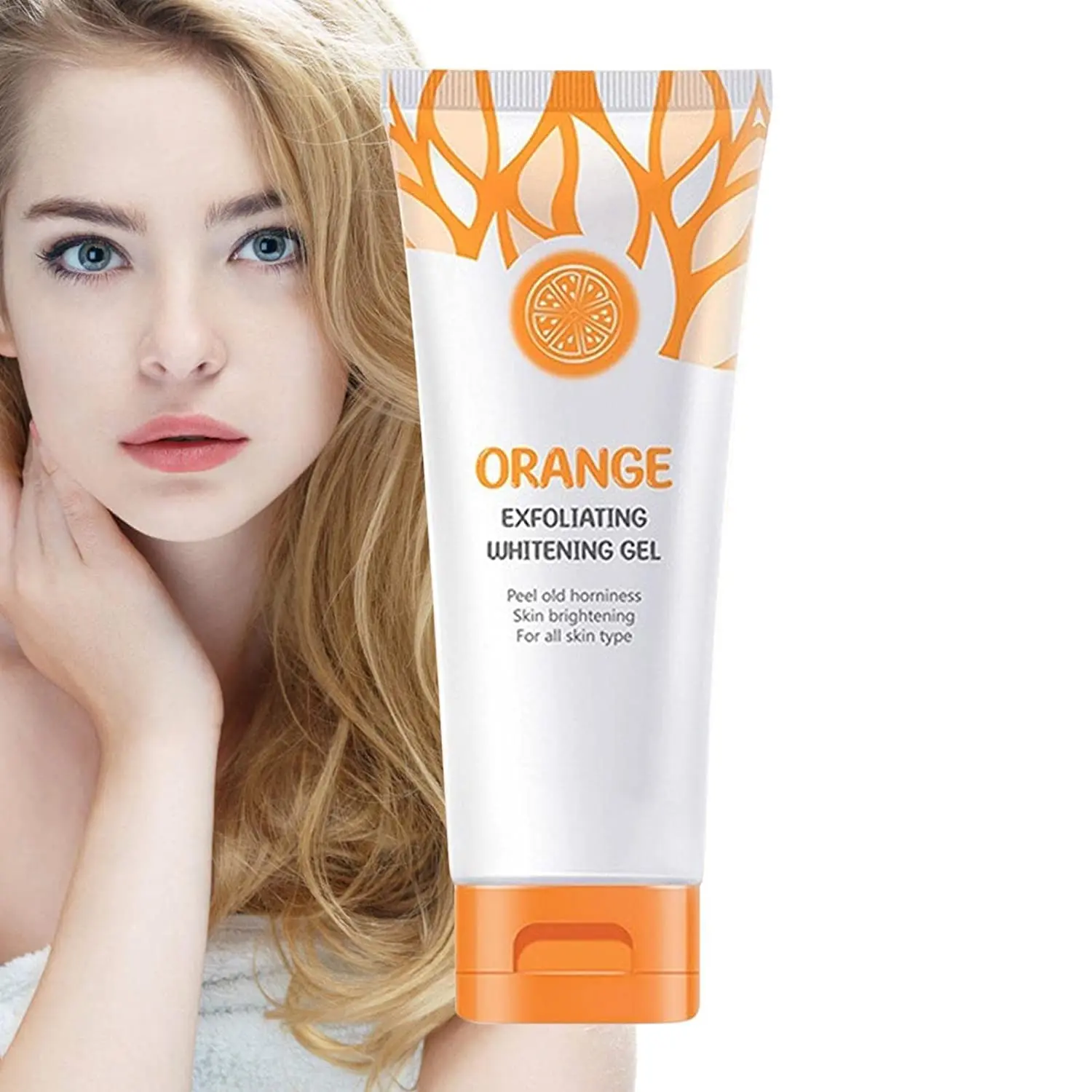 Picture of Orange Exfoliating Whitening Gel Orange Exfoliating Gel Scrub Face Whitening Whitening Lazy Cream For Face