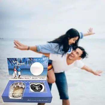 Picture of New 2025 Natural Oyster Wish Pearl Vacuum Can Pendant Necklace Charm Necklace Popular Fashion Women Jewelry Gift