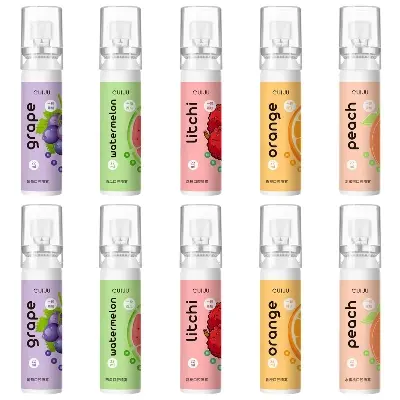 Picture of Oral Fresh Spray Mouth Freshener 6 Smell Fresh Breath Mouth Fruit Litchi Peach Grape Flavor Persistent Portable Oral Care