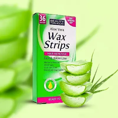 Picture of Aloe Vera Wax Strips Hair Remover 36 Strips