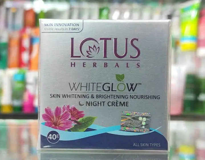 Picture of Lotus Herbals White Glow Skin Brightening & Nourishing Night Cream - 40g (India)