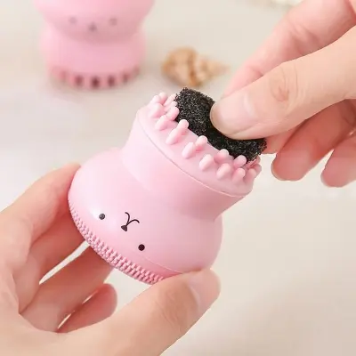 Picture of LAIKOU octopus Mini Silicone Face Cleanser Massage Brush - 1PCS
