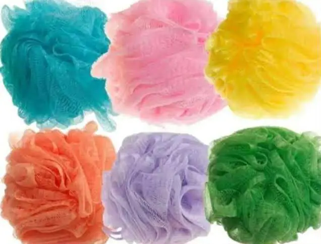 Picture of Loofah Bath Sponge for Gentle Exfoliation and Deep Cleansing - Body Brush Loofah Flower Bath Shower Washbowl Sponge - 1 PCS