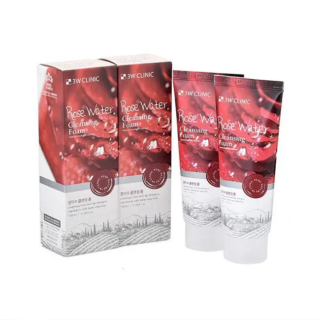 Picture of 3W Clinic Rose Cleansing Foam 100ml
