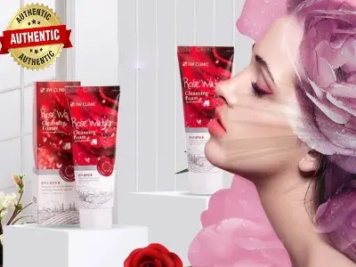 Picture of 3W Clinic Rose Cleansing Foam 100ml
