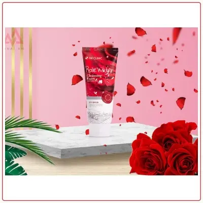 Picture of 3W Clinic Rose Cleansing Foam 100ml