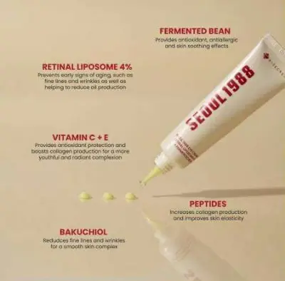 Picture of KSECRET SEOUL 1988 EYE CREAM : RETINAL LIPOSOME 4% + FERMENTED BEAN 30ML