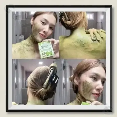 Picture of Broccoli Soap pure natural plant extract lemon cauliflower herbal scrub to brighten skin tone and lighten melanin soap