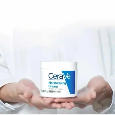 Picture of Cerave Moisturizing Cream Nicotinamide Hydrating Repair Skin Barrier Moisturizer Brighten Skin Tone Face Cream C Cream 85g