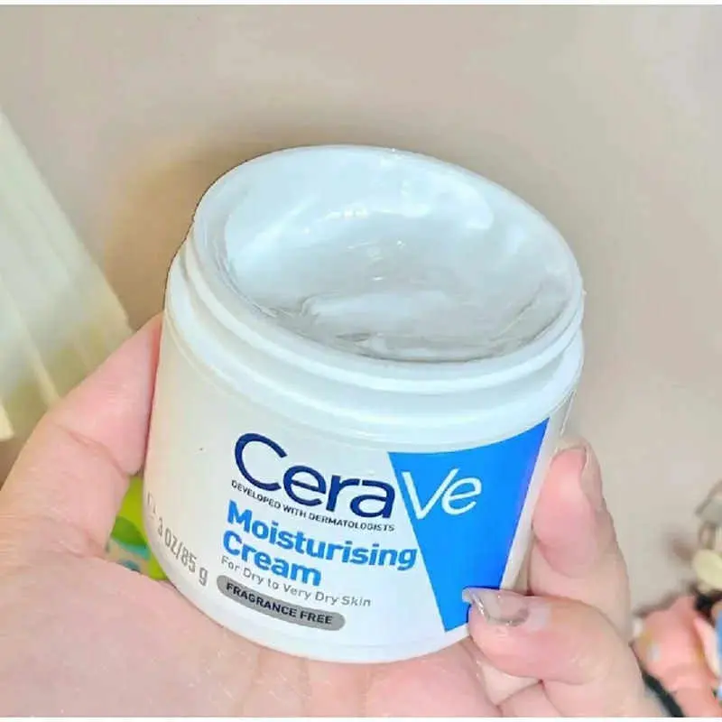 Picture of Cerave Moisturizing Cream Nicotinamide Hydrating Repair Skin Barrier Moisturizer Brighten Skin Tone Face Cream C Cream 85g