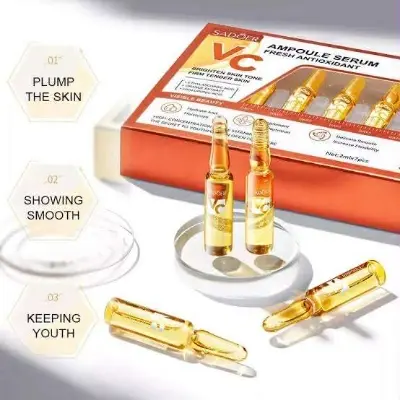 Picture of Sadoer VC Whitening Anti-Wrinkle Ampoule Face Serum 7Pcs