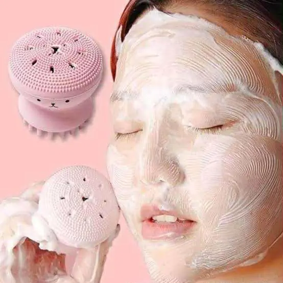 Picture of Silicone Facial Cleaning Brush For Limpiador Facial Octopus Shape Deep Pore Exfoliating Cleansing Face Brushes Skin Care