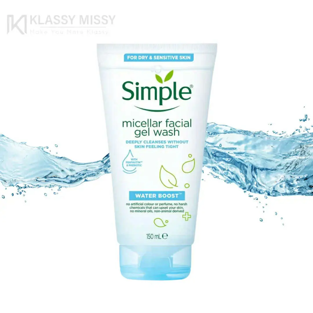 Picture of Simple Water Boost Micellar Facial Gel Wash 150ml