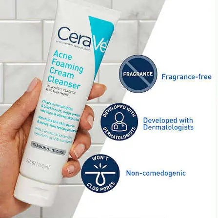 Picture of CeraVe Acne Foaming Cream Cleanser 150ml 2025
