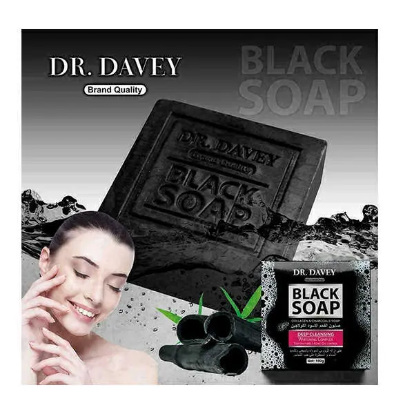 Picture of DR.DAVEY Black Charcoal Soap Cleaning Soap 100g