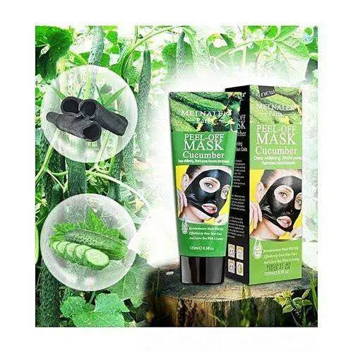 Picture of Meinaier Peel Off Black Mask Cucumber - 120 ml - Blackhead Remover Mask for Men and Women