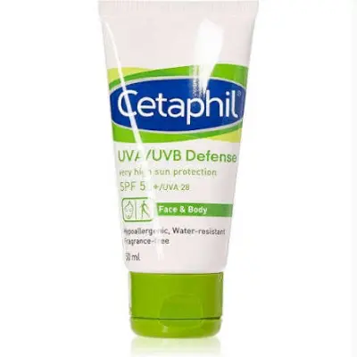 Picture of Cetaphil UVA/UVB Defense SPF 50+ for Face & Body 50ml  2025