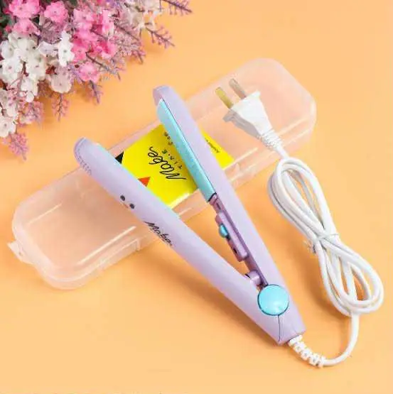 Picture of Mini Hair Flat Iron Ceramic Plate Hair Straightener