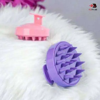Picture of silicone scalp massager shampoo hair brush shampoo brush