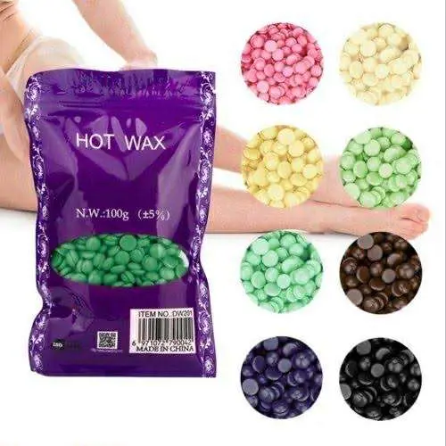 Picture of Depilatory Hair Removal Hard Wax Beans Multicolor- 100gm