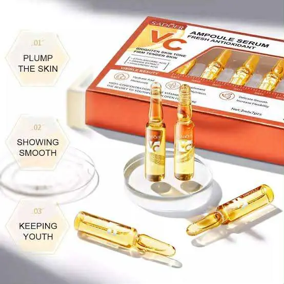 Picture of Sadoer VC Whitening Anti-Wrinkle Ampoule Face Serum 7Pcs