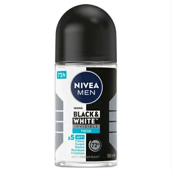 Picture of NIVEA MEN Deodrant Black&White 72 H Invisible Fresh Antiperspirant in the ball for men 50ml