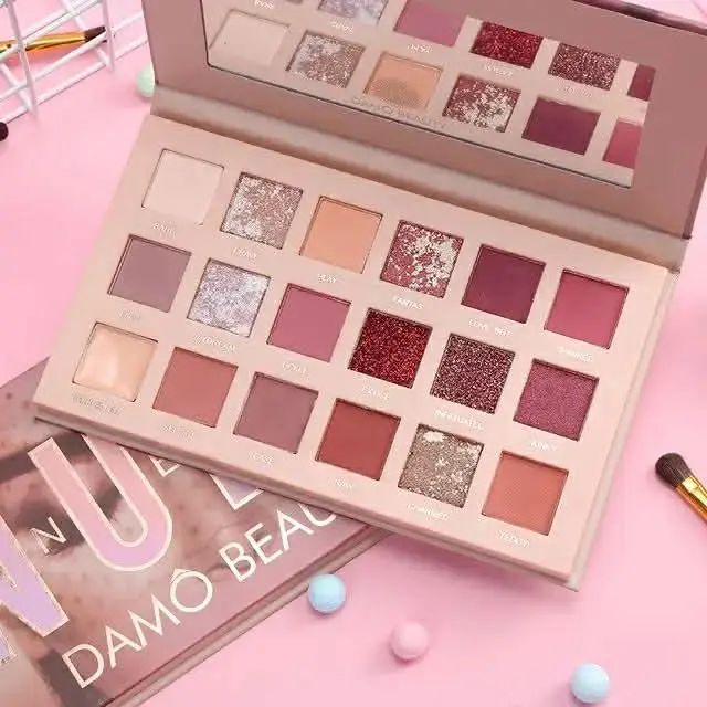 Picture of 18 Colors eyeshadow pallete Glitter Makeup Matte Eye shadow make up palette