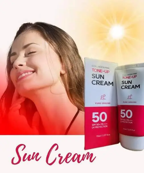 Picture of Collagen pink tone - up sun cream