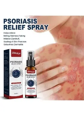 Picture of Psoriasis Relief Spray, Psoriasis Spray 2pcs Repair Skin Portable For Eczema For Skin Itch
