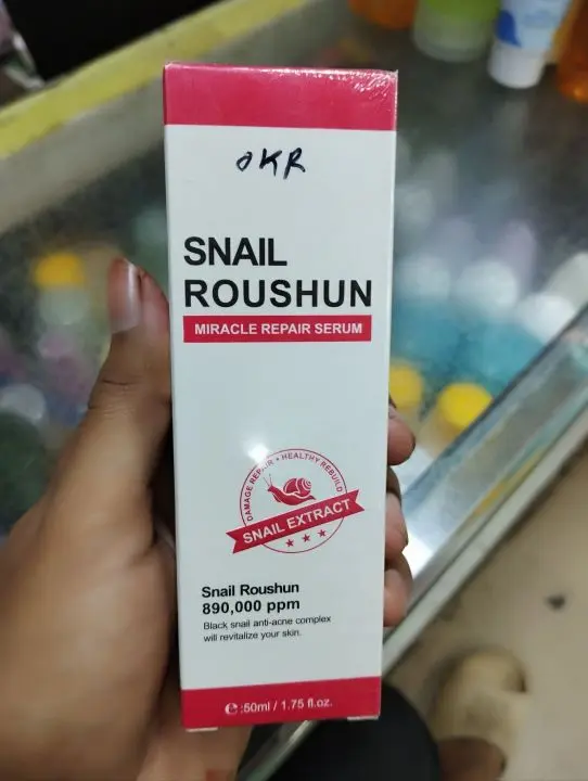 Picture of ROUSHUN MIRACLE REPAIR SNAIL EXTRACT HYALURONIC ACID SERUM 50 ml