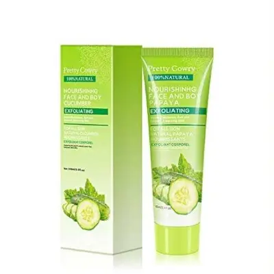 Picture of Cucumber Coconut Papaya Facial Exfoliating Gel Cream 100ml Body Cleansing