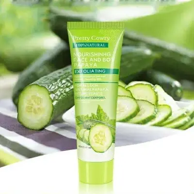 Picture of Cucumber Coconut Papaya Facial Exfoliating Gel Cream 100ml Body Cleansing