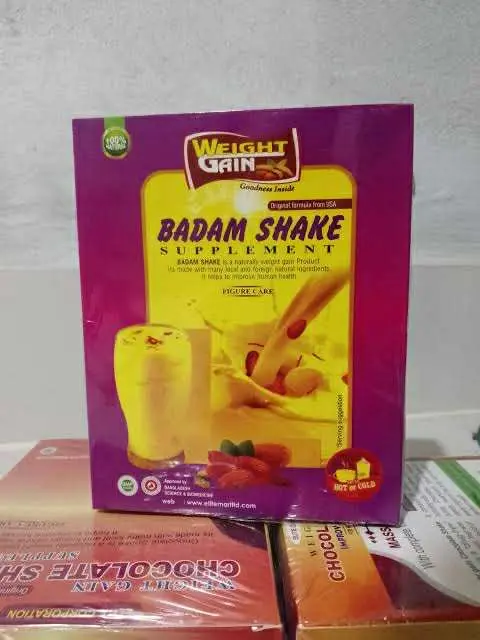 Picture of Weight gain Badam Milk Shake For healthy Badam Shake