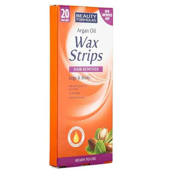 Picture of Argan Oil Wax Strips for Hair Removal 20 Pcs