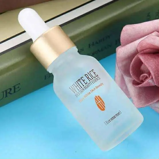 Picture of Rice Serum HCHANA White Rice Seram Reduces Wrinkles and Lighten Dark Spots Pore Minimizer Anti- Aging Face Moisturizer Skin Lightening - 15ml