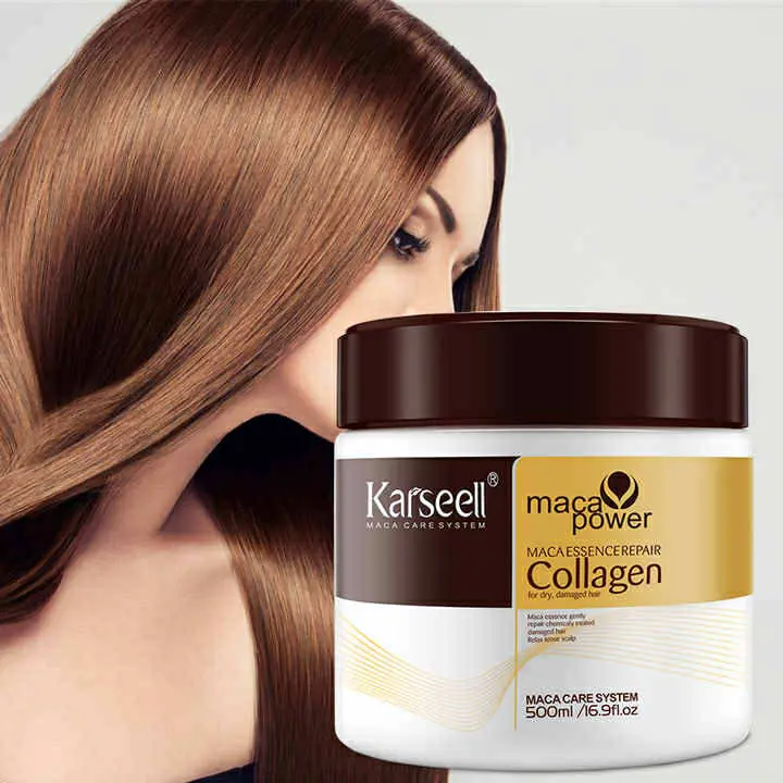 Picture of Karseell Professional Hair Smoothing Collagen Treatment 500ml Organic Argan Oil Hair Mask