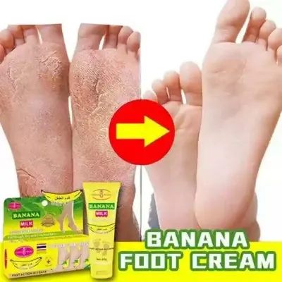 Picture of Picture of AICHUN BEAUTY 80gm Cracked Heel Cream Foot Care Banana Milk Cream Rough Dry Skin Baby Foot Picture of AICHUN BEAUTY 80gm Cracked Heel Cream Foot Care Banana Milk Cream Rough Dry Skin Baby Foot AICHUN BEAUTY 80gm Cracked Heel Cream Foot Care Ban
