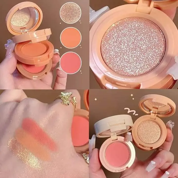 Picture of Miss Lara 3 in 1 Blush & Highlighter Palette