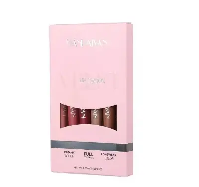 Picture of HANDAIYAN New 6 Pcs Lip Liner Set Velvet Matte Smooth Finish Waterproof Non-stick Daily Lipstick Festival Cosmetics Gift