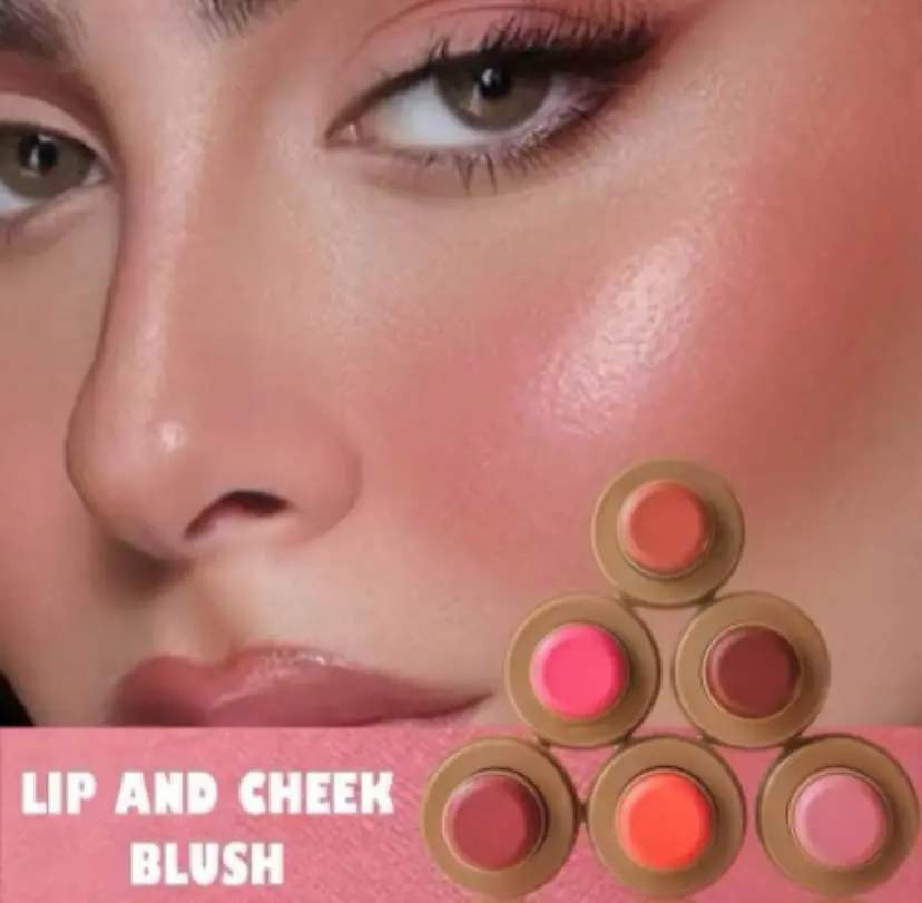 Picture of Rhode Cinnamon Roll Lip Balm Jelly Bean Lip Balm Gloss Lip Moisturizing Pocket Blush Stick Waterproof Blusher